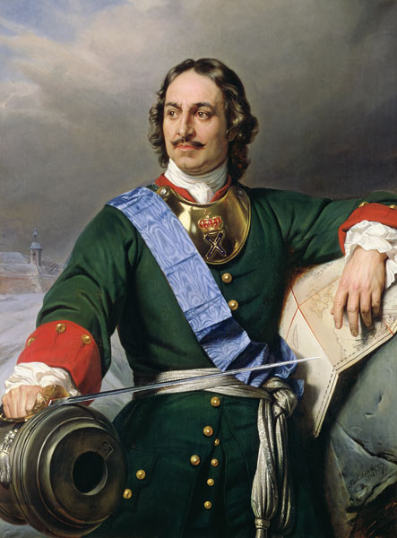 Peter I the Great (1672-1725) 1838 from Paul Delaroche