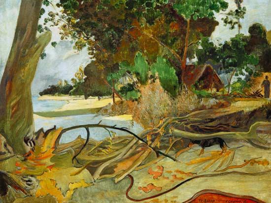 Te burao (Der Hibiskusbaum) from Paul Gauguin