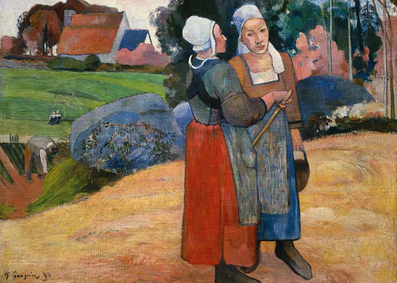 Bretonische Bäuerinnen from Paul Gauguin
