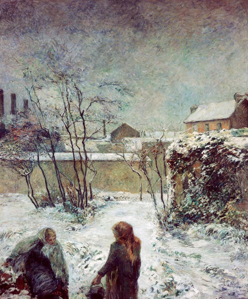 Rue Carcel im Winter from Paul Gauguin