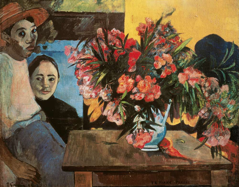 TE TIAKE FARANI (Der französische Blumenstrauß) from Paul Gauguin