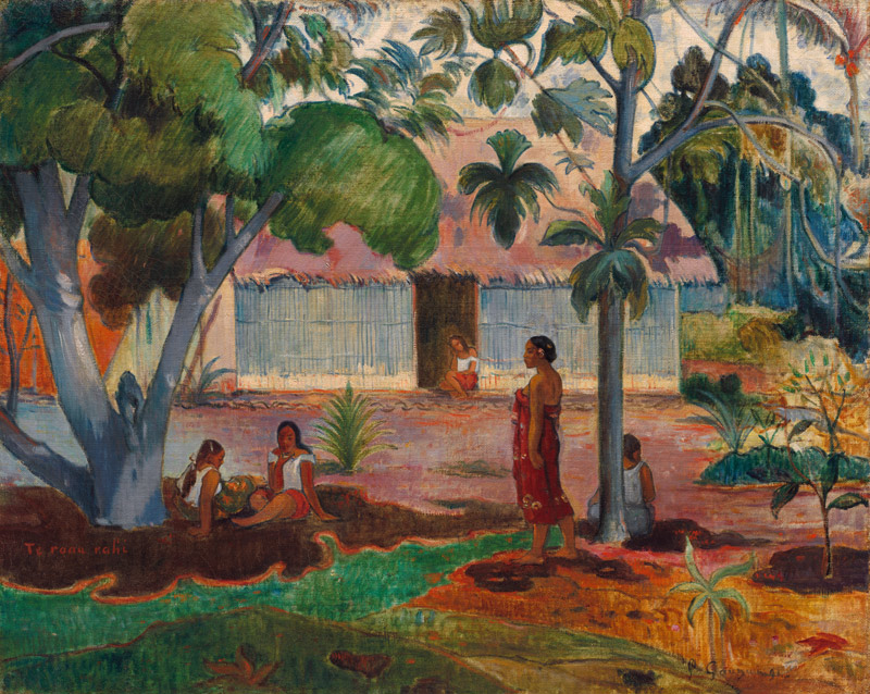Der Große Baum (Te Ra´au Rahi) from Paul Gauguin