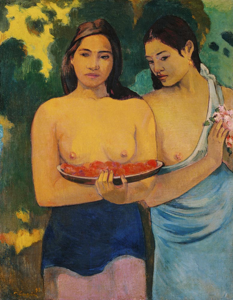 Tahitische Frauen II from Paul Gauguin