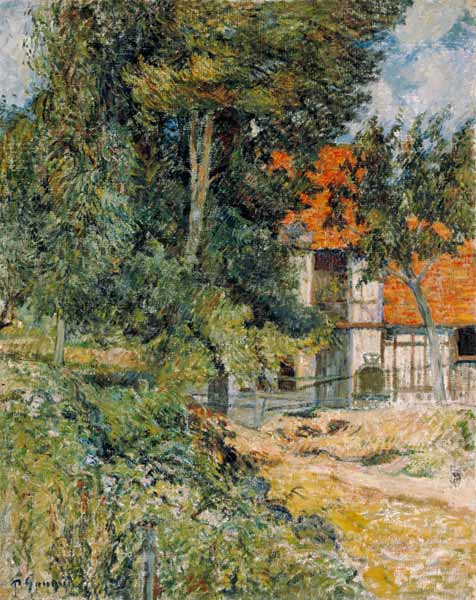 Bauernhaus in der Normandie from Paul Gauguin