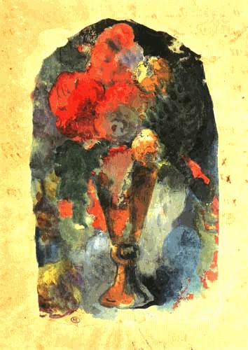 Blumenvase nach Delacroix (Frontispiz für Noa Noa) from Paul Gauguin