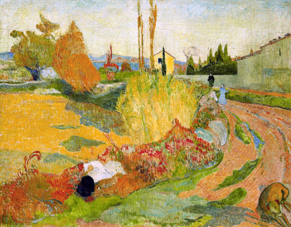 Landschaft bei Arles from Paul Gauguin