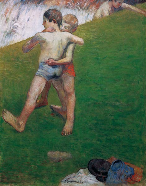 Les Enfants Luttant from Paul Gauguin