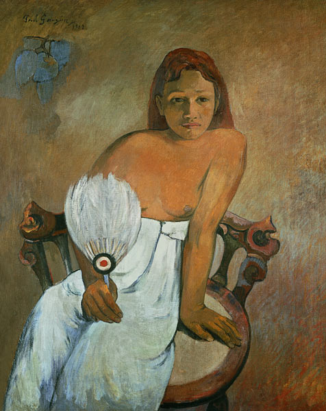 Mädchen mit Fächer from Paul Gauguin