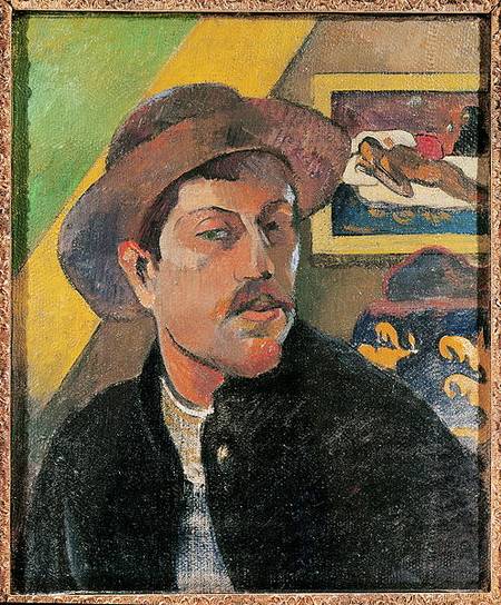 Self Portrait in a Hat from Paul Gauguin