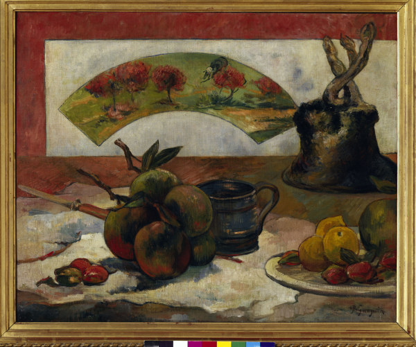 Stilleben mit Fächer from Paul Gauguin