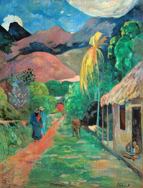 Strasse auf Tahiti from Paul Gauguin