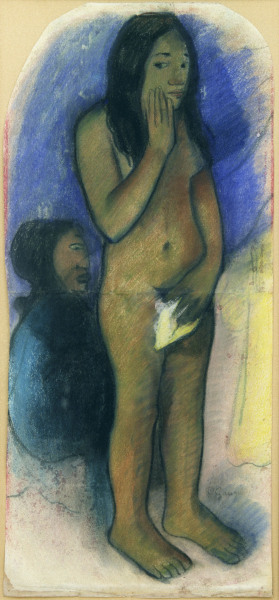 Studie zu:Parau na te varua from Paul Gauguin