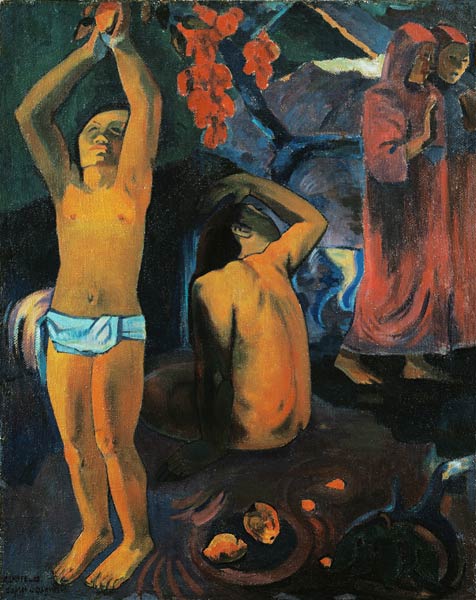 Tahitischer Mann mit erhobenen Armen from Paul Gauguin