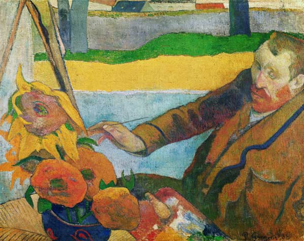 Van Gogh, Sonnenblumen malend from Paul Gauguin