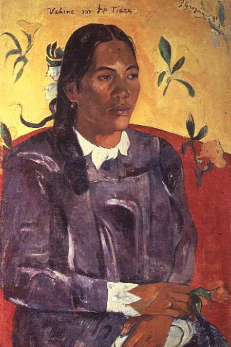 Vahine No Te Tiare (Woman with a Flower) from Paul Gauguin