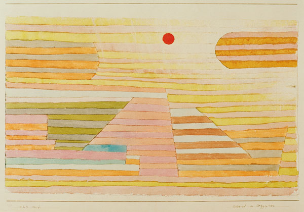 Abend in Aegypten, 1929.33. from Paul Klee