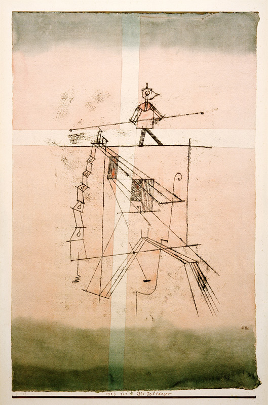 Der Seiltaenzer, 1923, 121. from Paul Klee