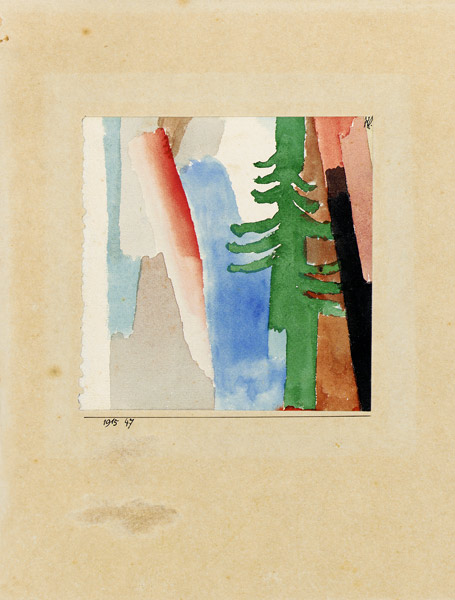 Die Tanne from Paul Klee
