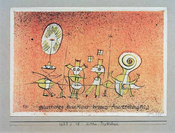 Die heitere Seite, from Paul Klee