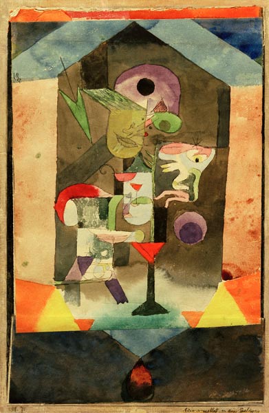 Erinnerungsbild an eine Empfaengnis, from Paul Klee