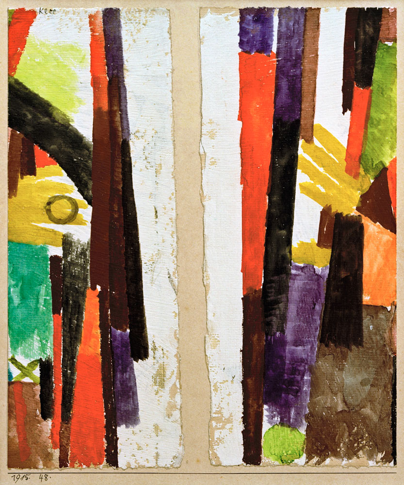 - Fluegelstuecke zu 1915 45. - 1915,48. - from Paul Klee