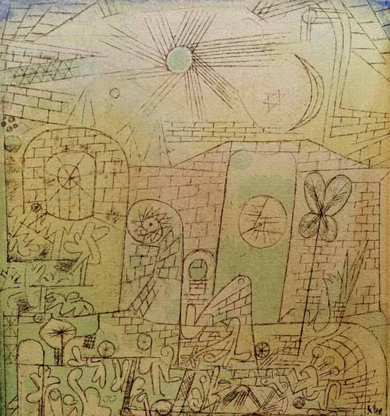 Fruehlings-Sonne, 1919.52 from Paul Klee