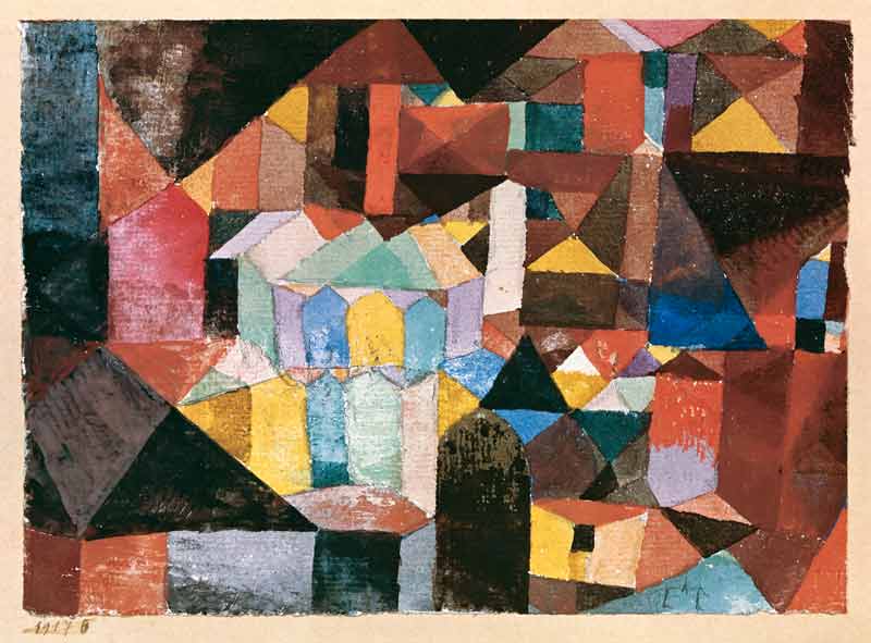 Heitere Architektur from Paul Klee