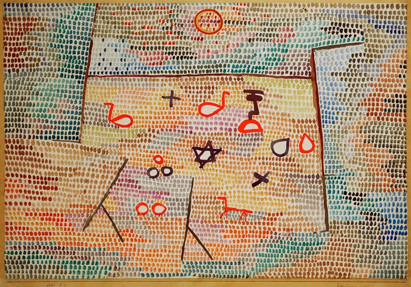 Spielzeug, from Paul Klee
