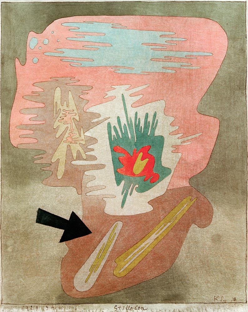 Stilleben, 1929, 345 (3 H 45). from Paul Klee