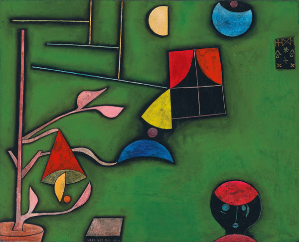 Stillleben mit Pflanze und Fenster from Paul Klee
