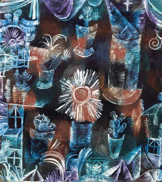 Stillleben mit der Distelblüte from Paul Klee