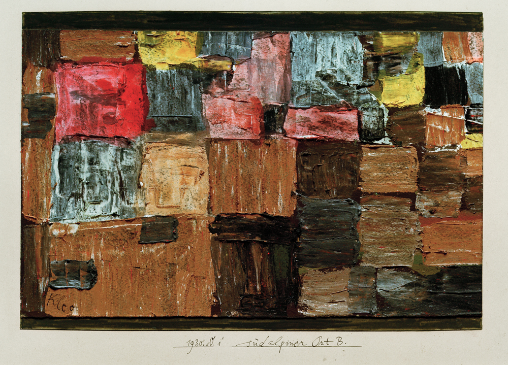 Suedalpiner Ort B., 1930. from Paul Klee