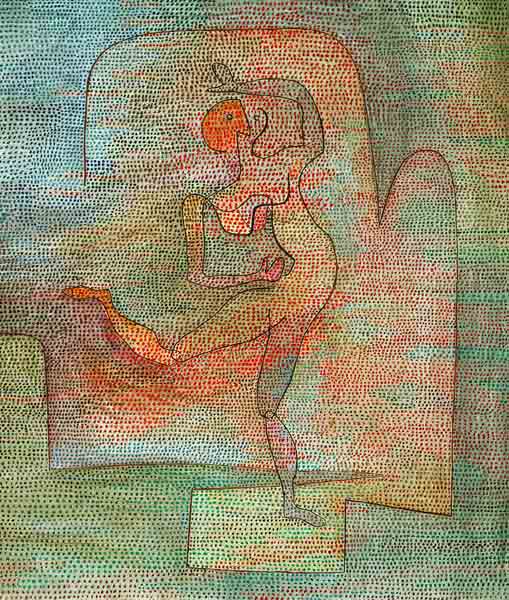 Taenzerin, from Paul Klee