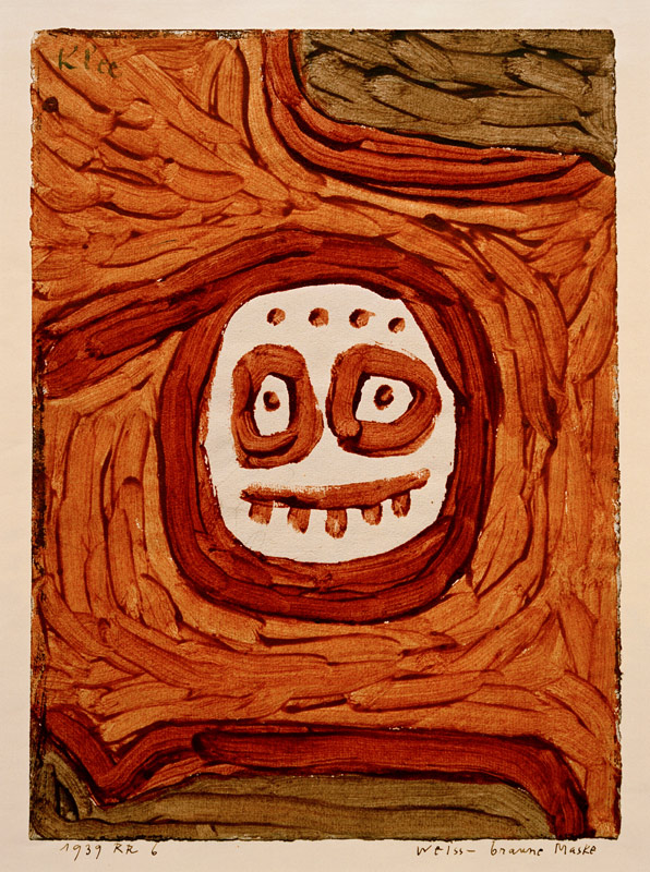 Weiss-braune Maske, 1939, 806. from Paul Klee