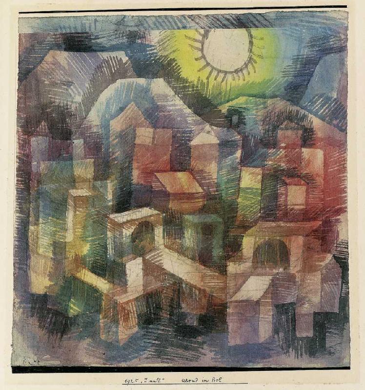 Abend in Bol from Paul Klee