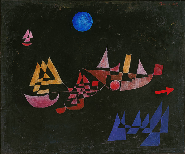 Abfahrt der Schiffe from Paul Klee