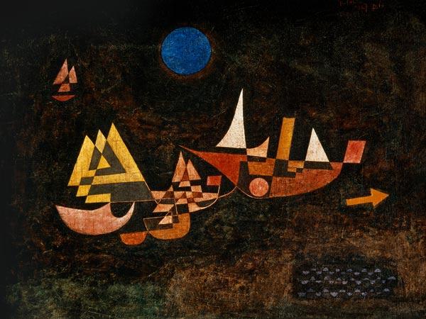 Abfahrt der Schiffe, 1927. from Paul Klee