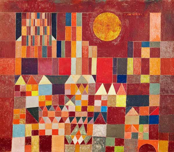 Burg und Sonne from Paul Klee