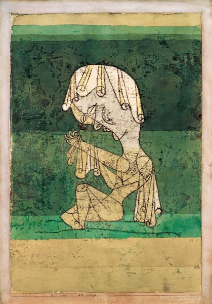 Die Heilige, 1921. from Paul Klee