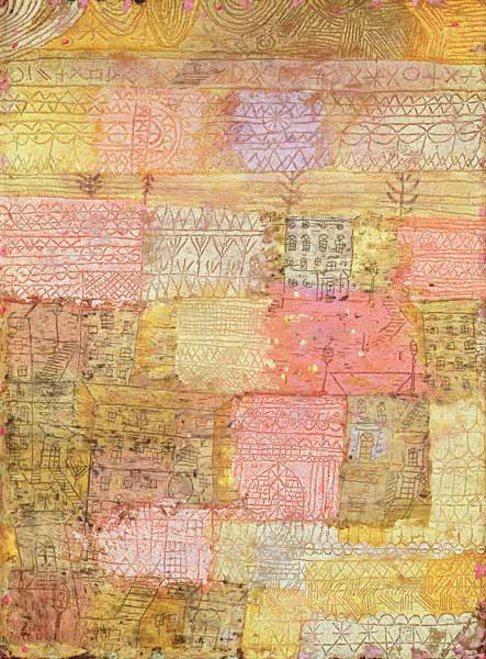 Florentine residential district, 1926 (no 223) (oil on cardboard)  from Paul Klee