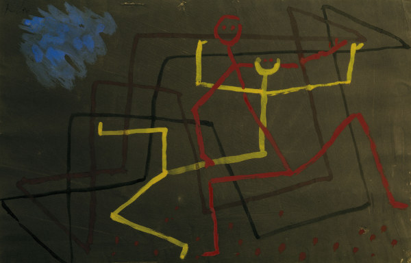 Gelb unterliegt, 1935, 103 (P 3). from Paul Klee