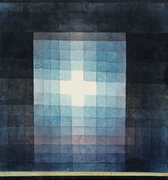 Christliches Grabmal - Kreuzbild. from Paul Klee