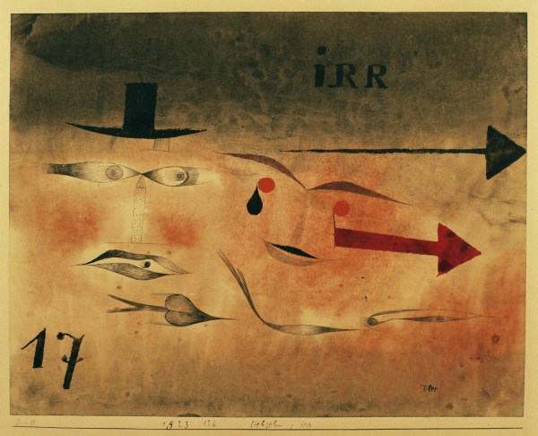 Siebzehn, irr (1923.136). from Paul Klee
