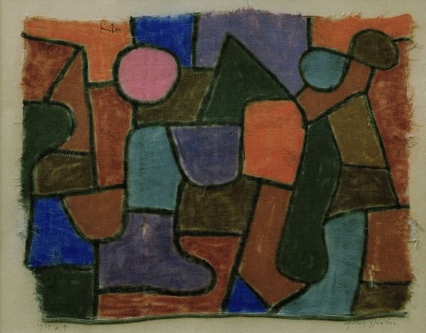 Spaetes Gluehen, 1934, from Paul Klee
