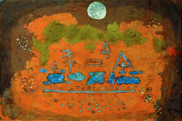 Vollmondopfer, 1933, 452 (H 12). from Paul Klee