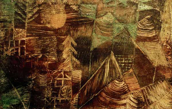Wald-Einsiedelei, 1921, 225. from Paul Klee