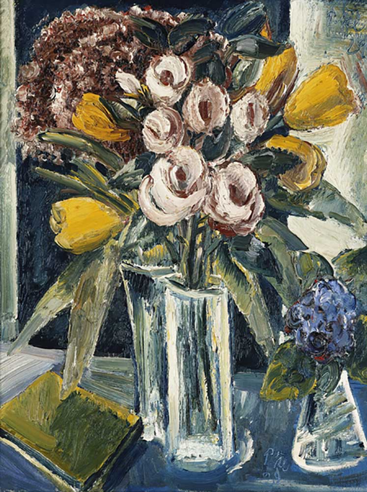 Stillleben mit Blumen; Stilleben mit Blumen, 1929 from Paul Kleinschmidt