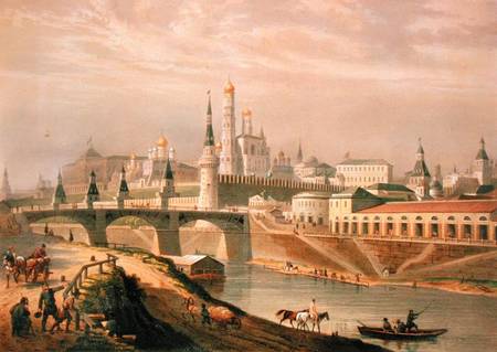 View of the Moscow Kremlin from Paul Marie Roussel
