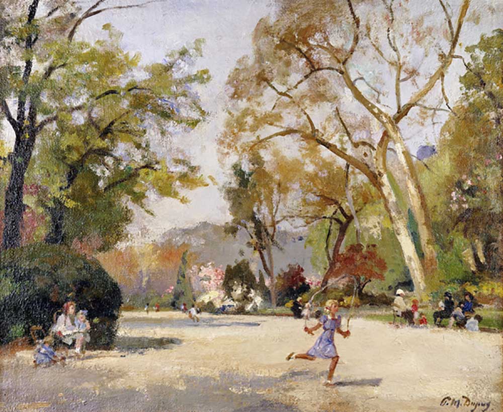 Kinder im Parc Monceau; Kinder im Parc Monceau, from Paul Michel Dupuy