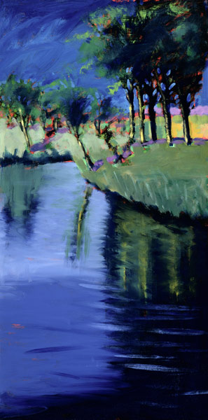 River (acrylic on card)  from Paul Powis